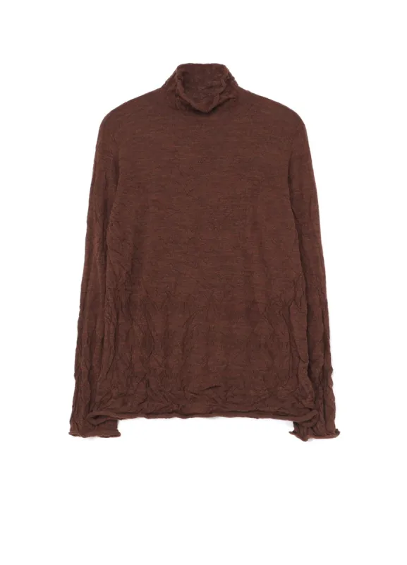 WOOL WRINKLE TURTLENECK sold by Yohji Yamamoto