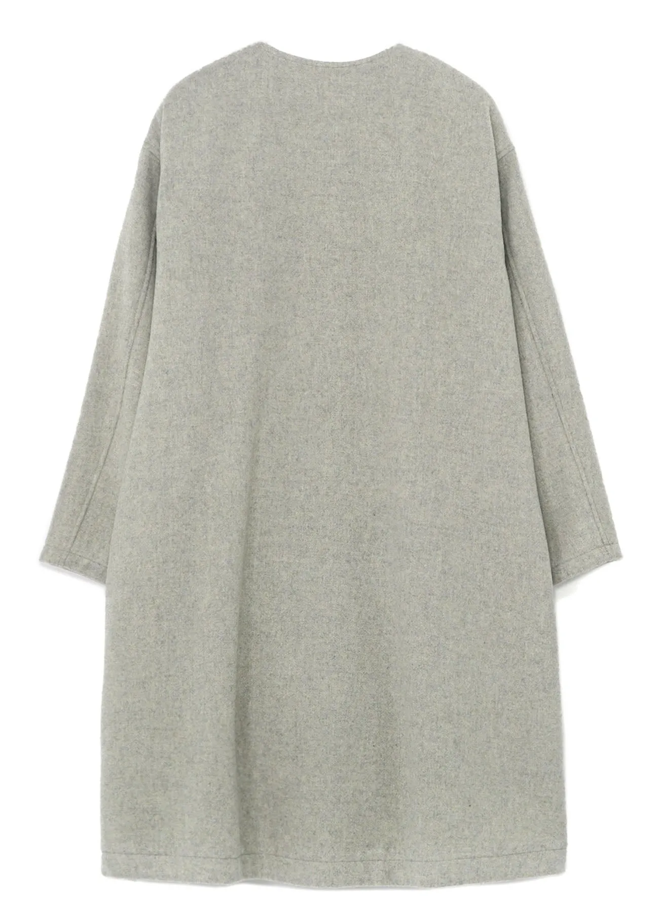 AIRY MOSSER COLLARLESS COAT sold by Yohji Yamamoto product image thumbnail 3