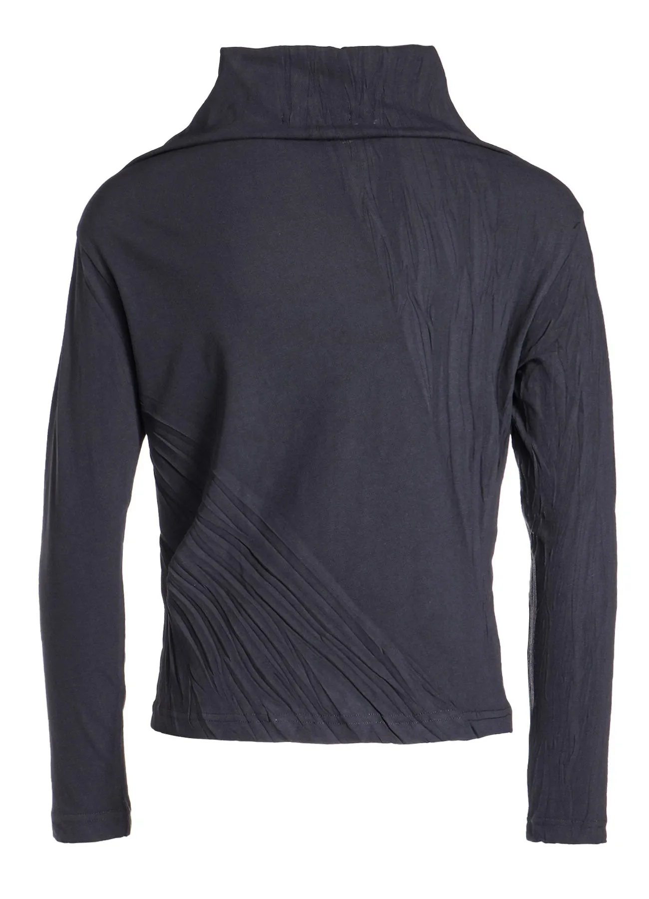 COTTON JERSEY WRINKLE PRECESS OFF NECK T sold by Yohji Yamamoto product image thumbnail 3