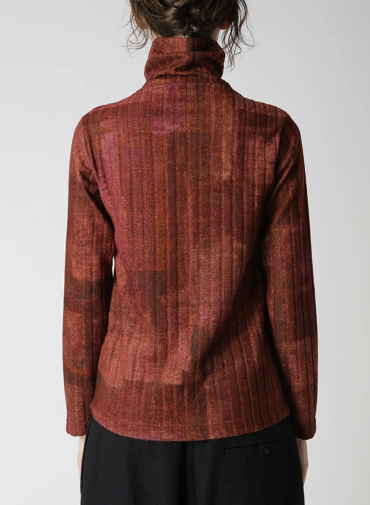 GRADATION PRINT TURTLENECK sold by Yohji Yamamoto product image thumbnail 5