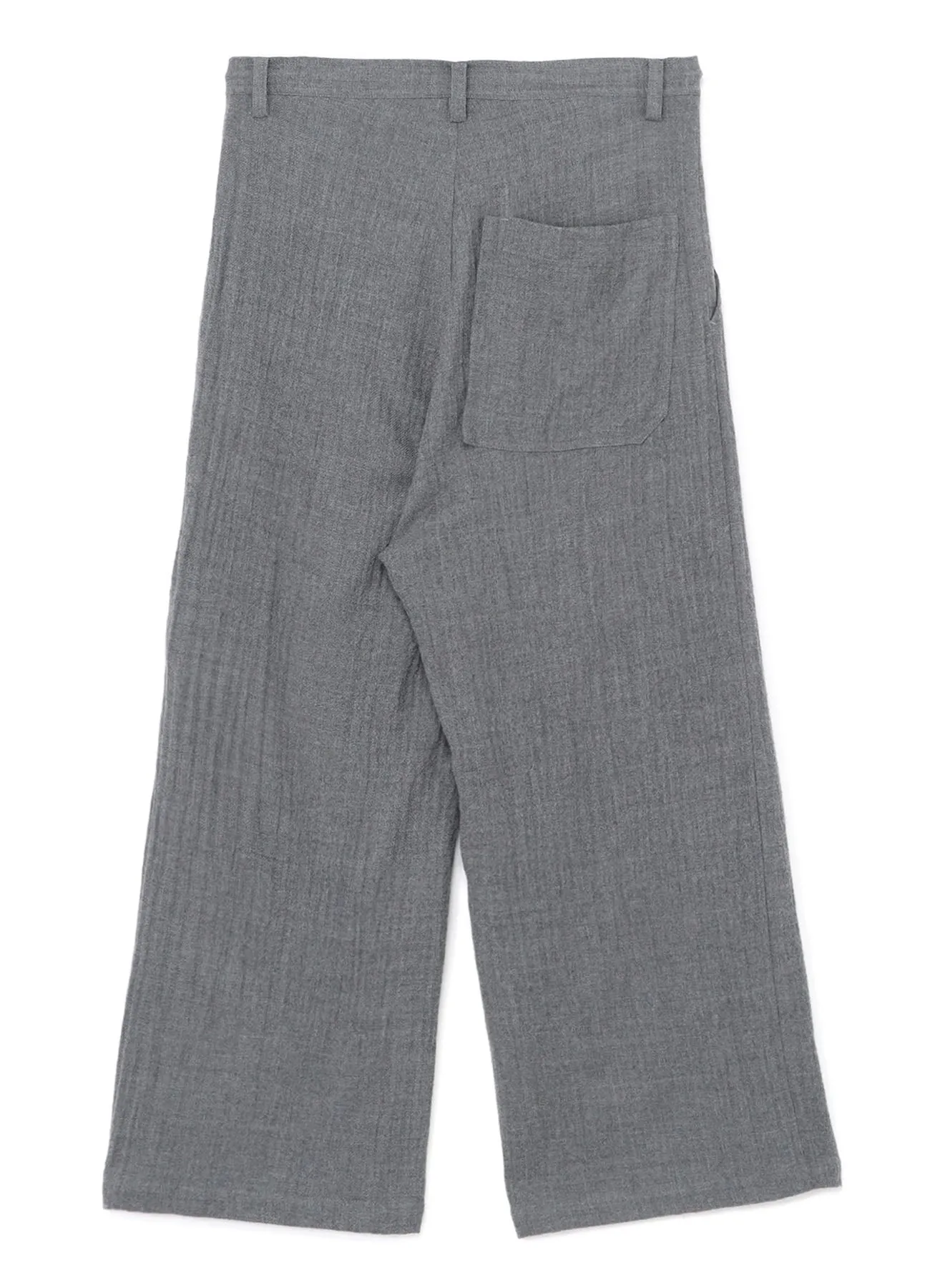 WOOL LONG STRAIGHT PANTS sold by Yohji Yamamoto product image thumbnail 3