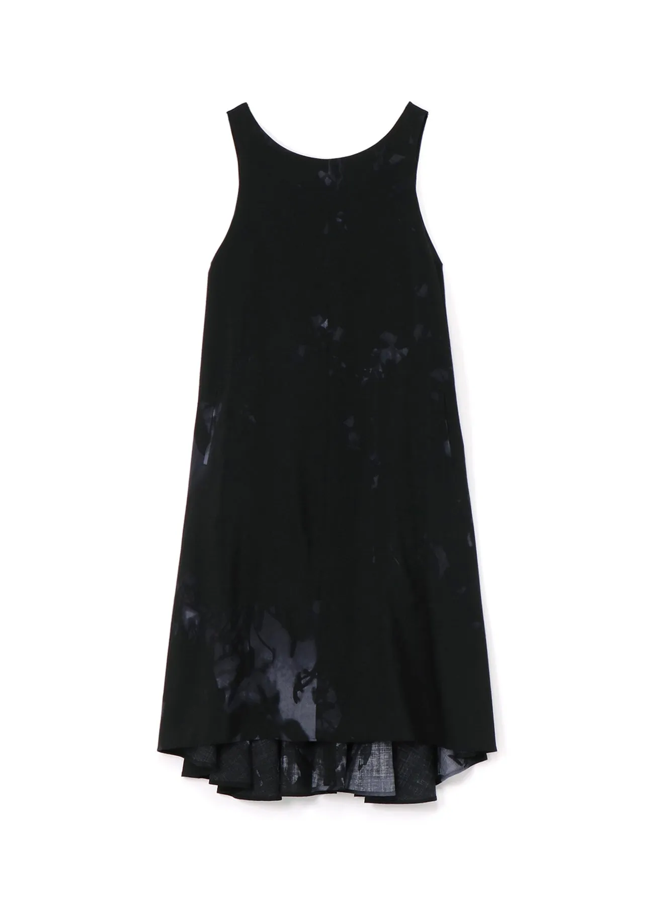 WOOL FLOWER SHADOW PRINT DRESS sold by Yohji Yamamoto