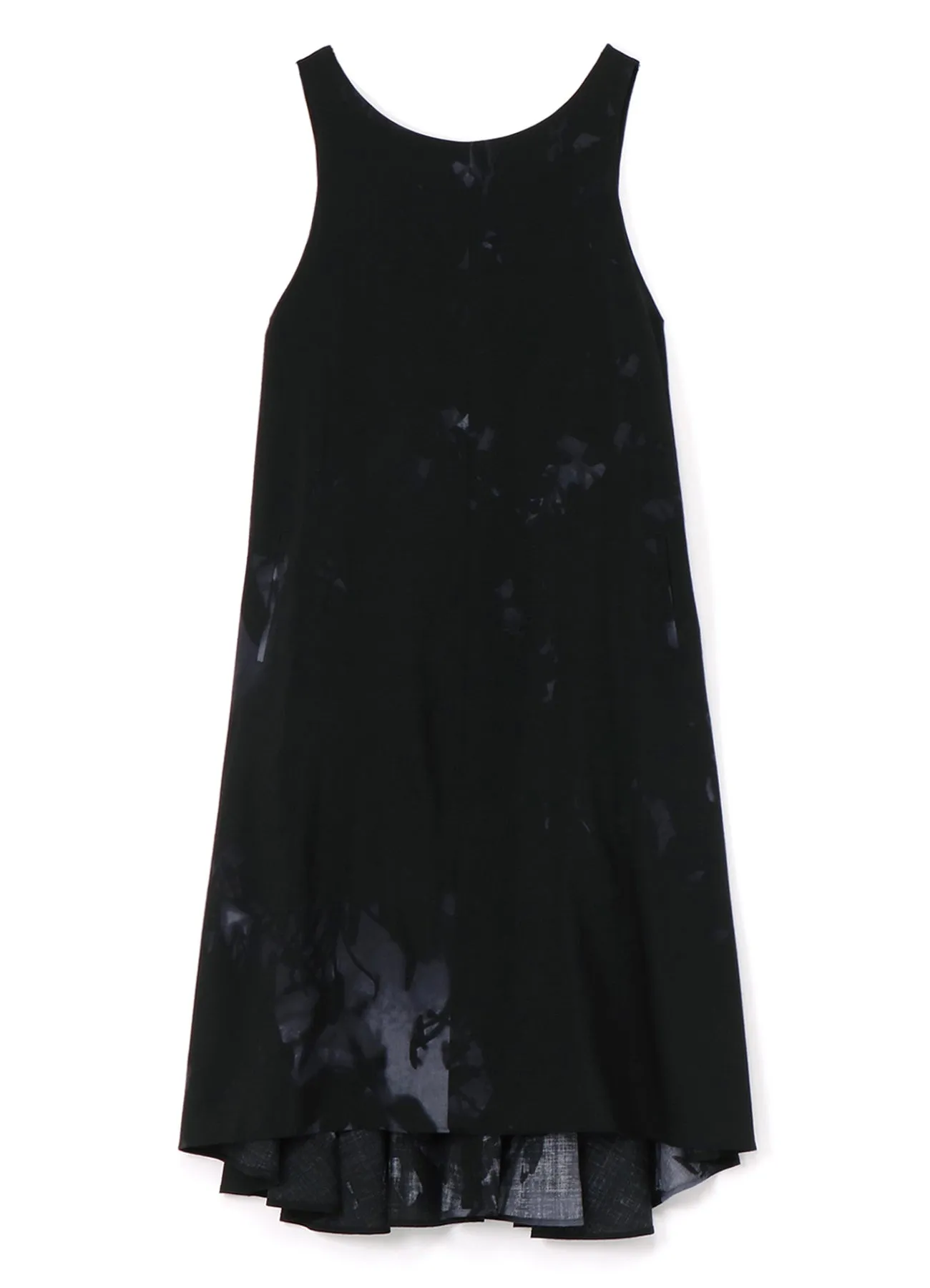 WOOL FLOWER SHADOW PRINT DRESS sold by Yohji Yamamoto product image thumbnail 2