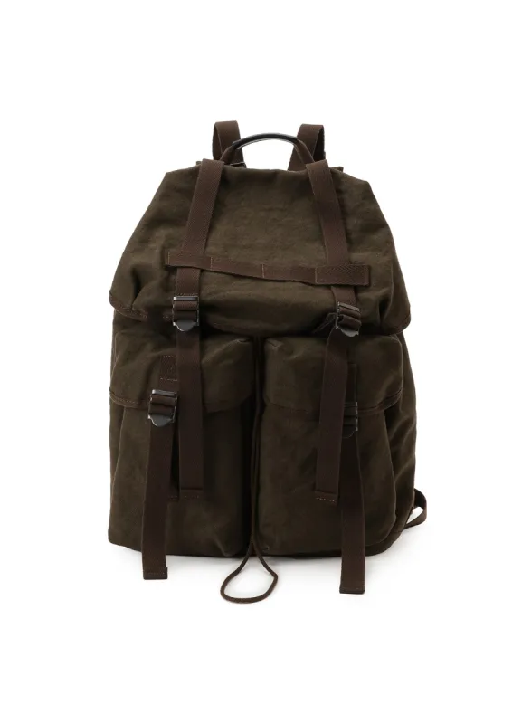 COTTON LINEN GABARDINE BAG PACK sold by Yohji Yamamoto