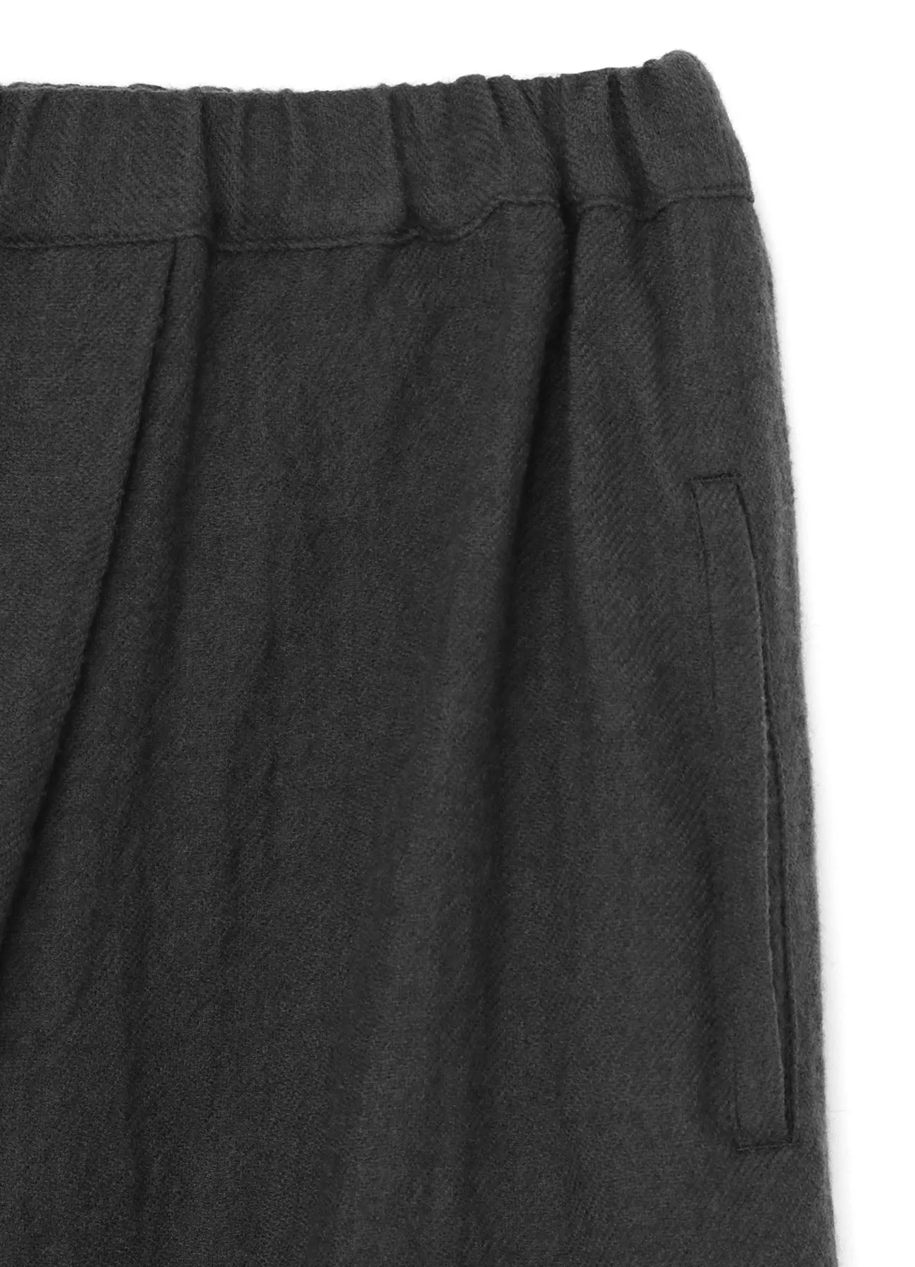 WOOL ASYMMETRIC SKIRT sold by Yohji Yamamoto product image thumbnail 4