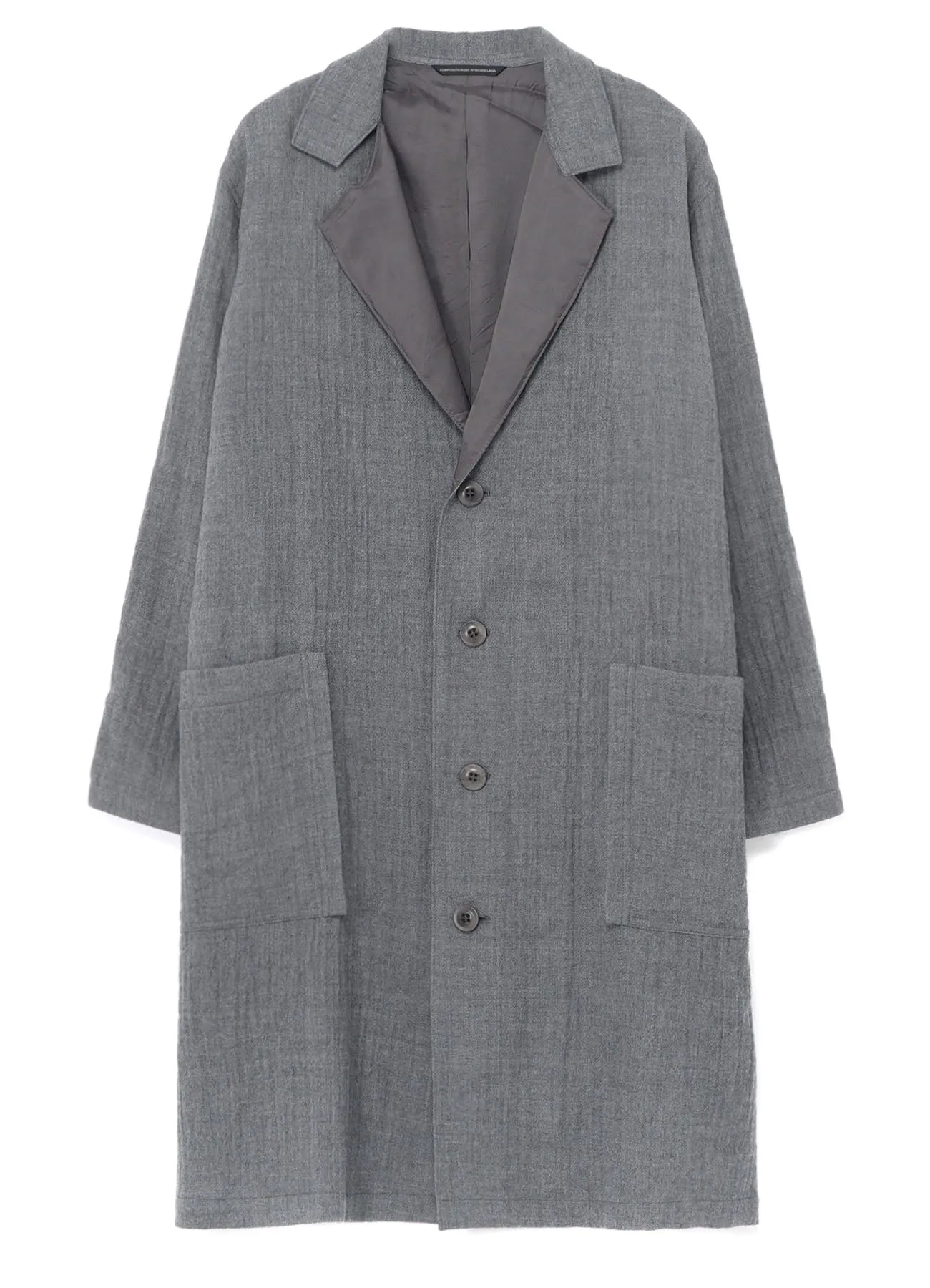WOOL LONG COLLER JACKET sold by Yohji Yamamoto product image thumbnail 2
