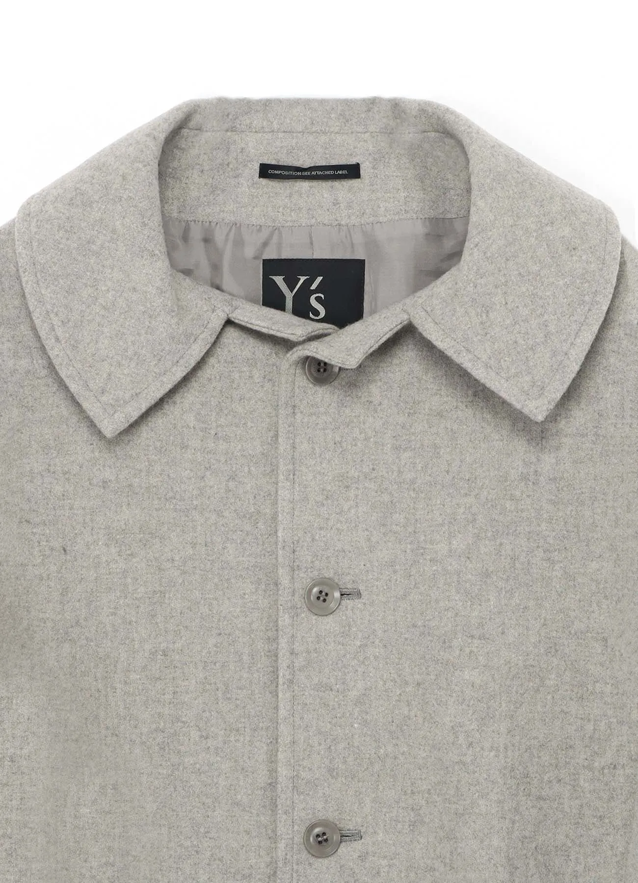 AIRY MOSSER LONG CAPE COAT sold by Yohji Yamamoto product image thumbnail 4