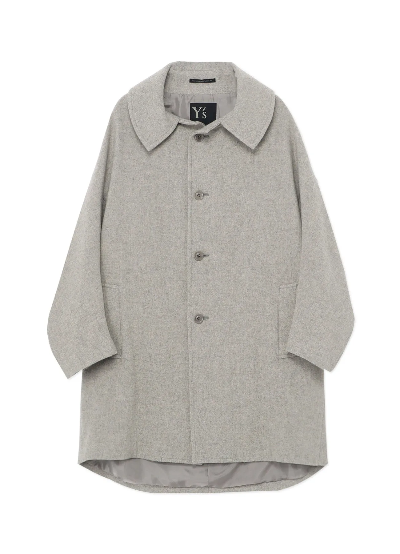 AIRY MOSSER LONG CAPE COAT sold by Yohji Yamamoto