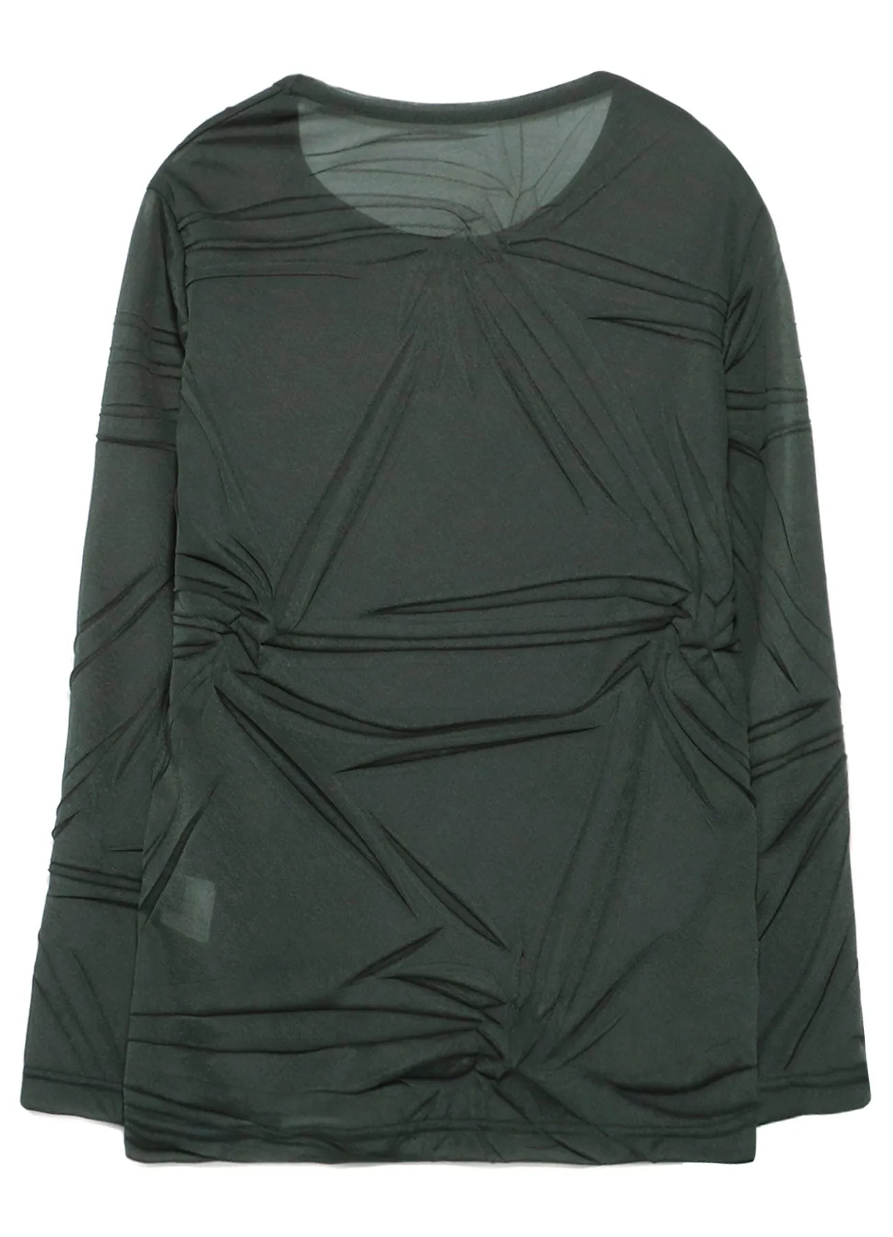 RANDOM WRINKLE PLEATS ROUND NECK LONG SLEEVE sold by Yohji Yamamoto product image thumbnail 3