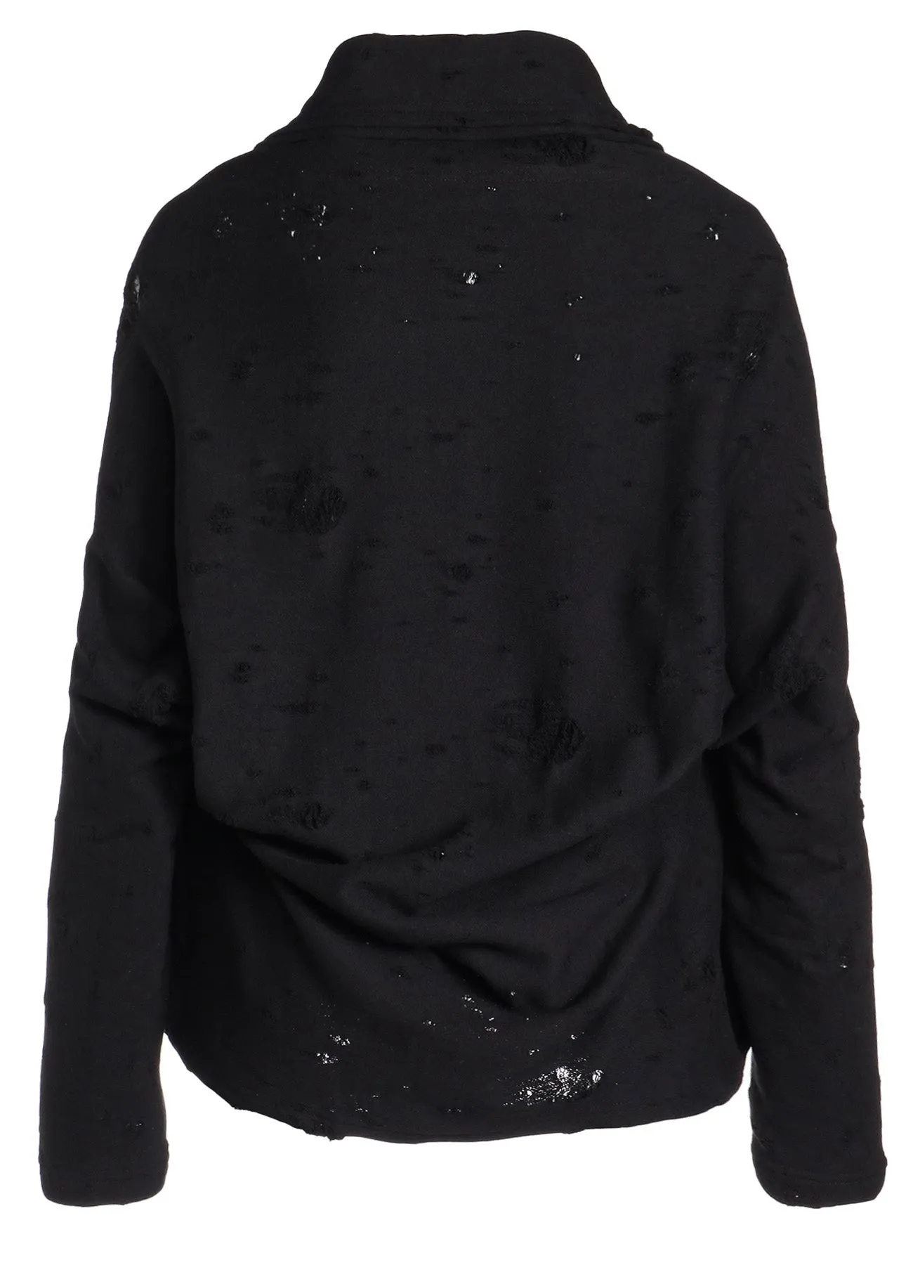 HOLED JQ FRENCH TERRY CARDIGAN sold by Yohji Yamamoto product image thumbnail 3