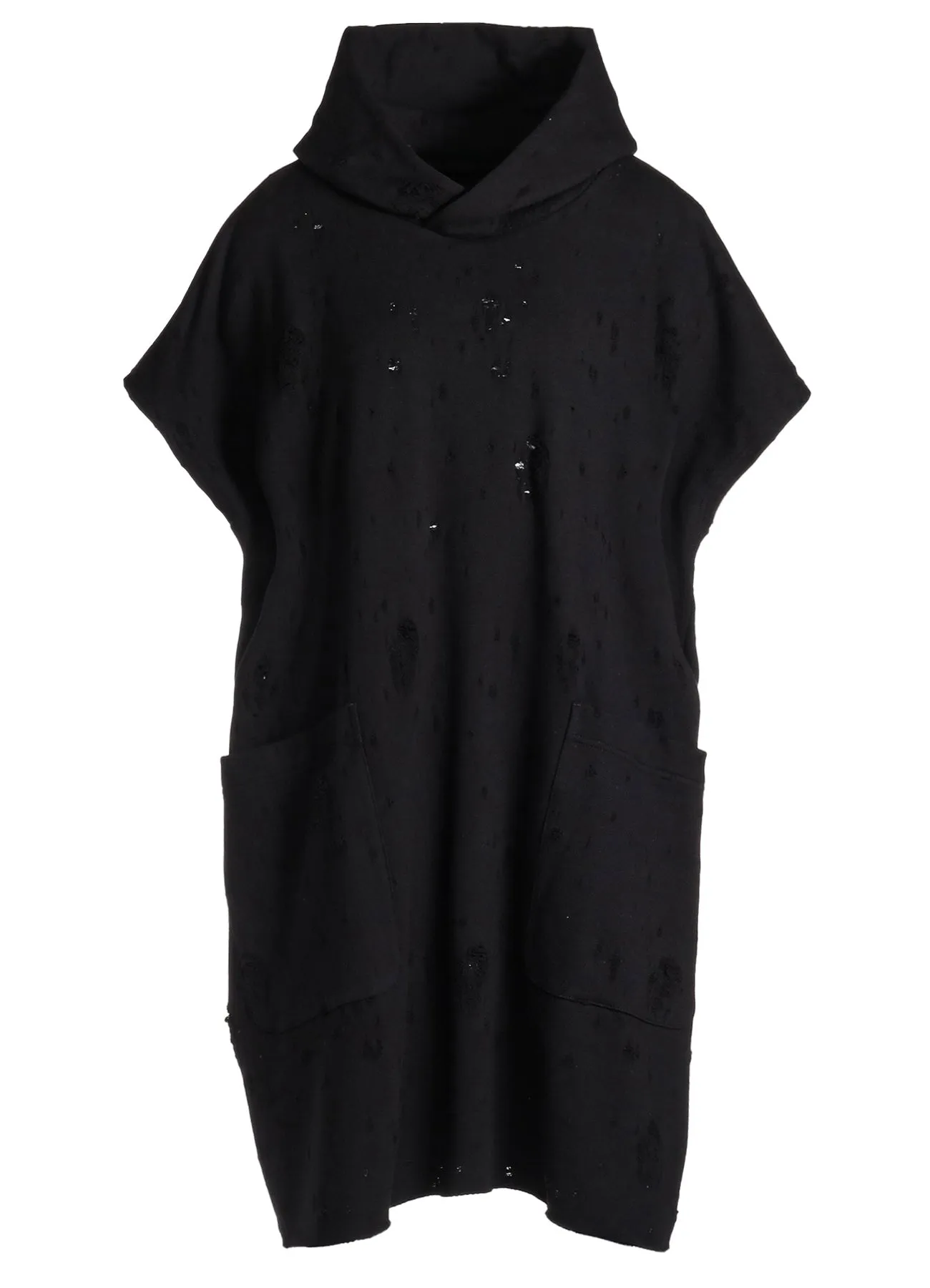 HOLED JQ FRENCH TERRY HOODIE sold by Yohji Yamamoto product image thumbnail 2