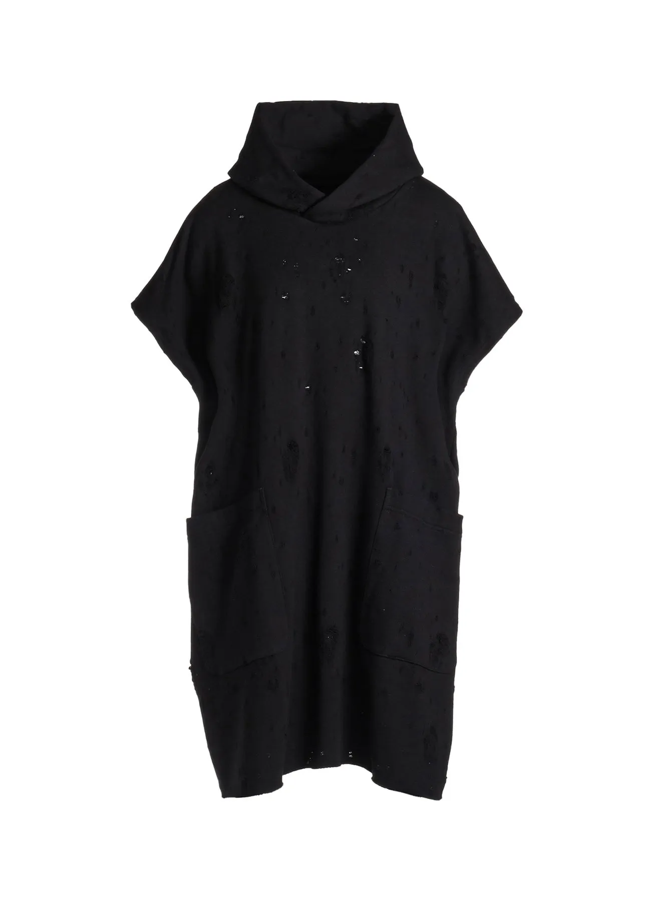 HOLED JQ FRENCH TERRY HOODIE sold by Yohji Yamamoto
