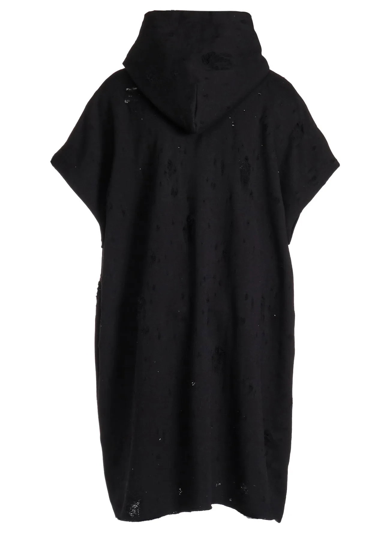 HOLED JQ FRENCH TERRY HOODIE sold by Yohji Yamamoto product image thumbnail 4