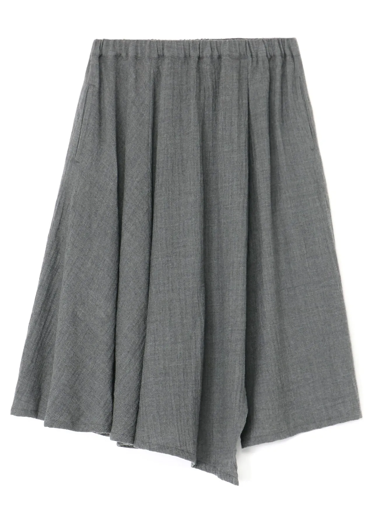 WOOL ASYMMETRIC SKIRT sold by Yohji Yamamoto product image thumbnail 2