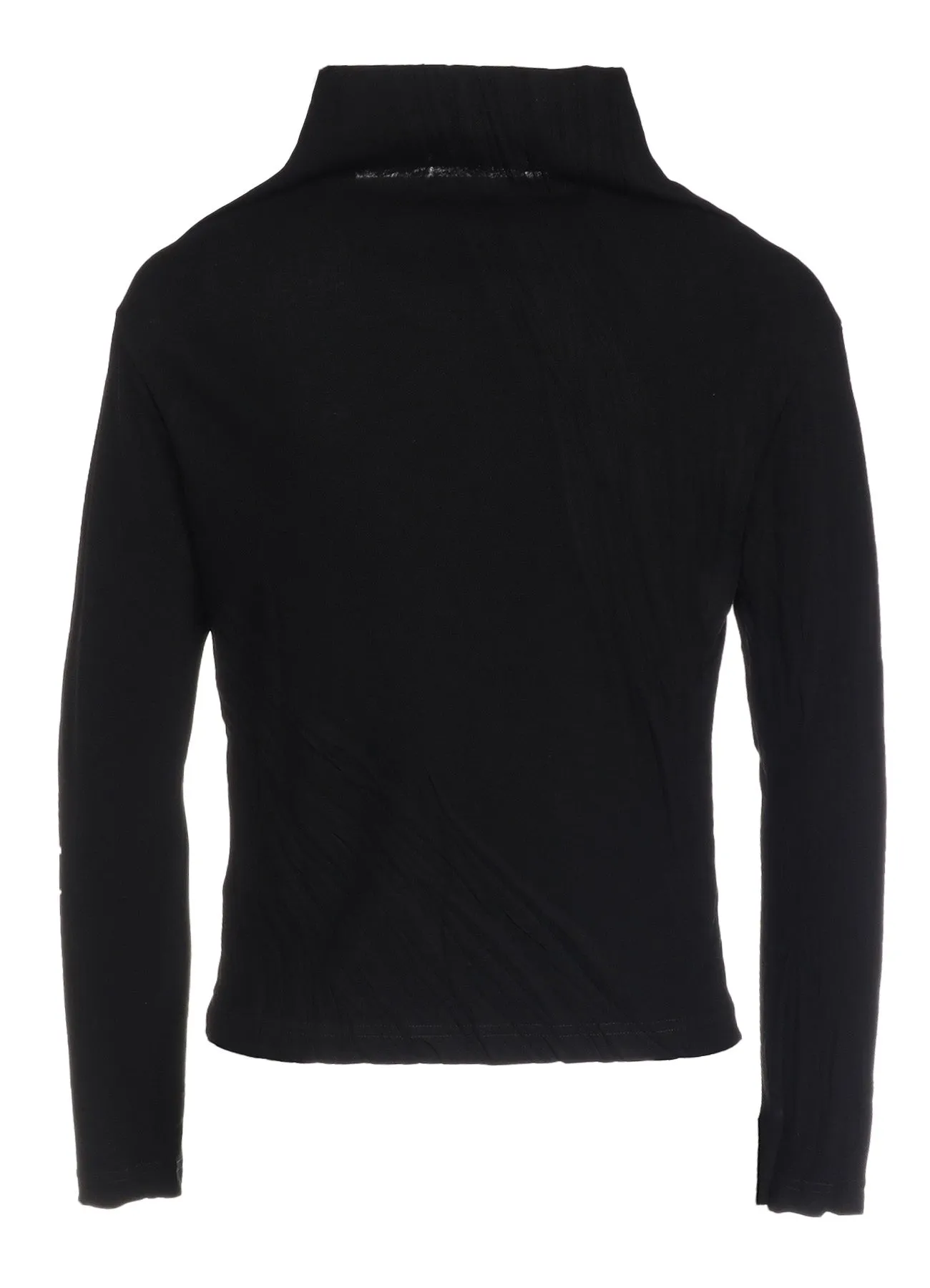 COTTON JERSEY WRINKLE PRECESS OFF NECK T sold by Yohji Yamamoto product image thumbnail 4