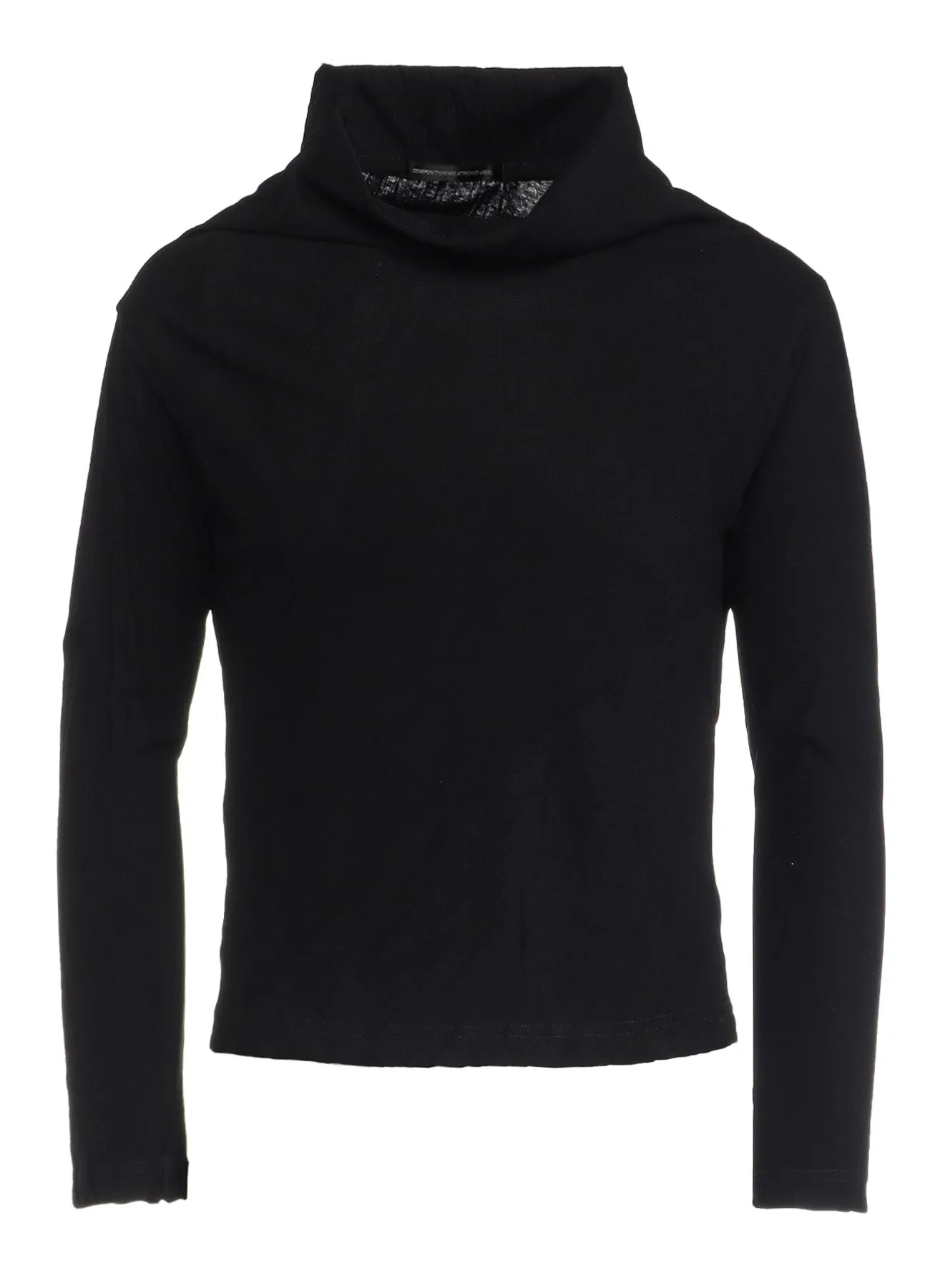 COTTON JERSEY WRINKLE PRECESS OFF NECK T sold by Yohji Yamamoto product image thumbnail 2