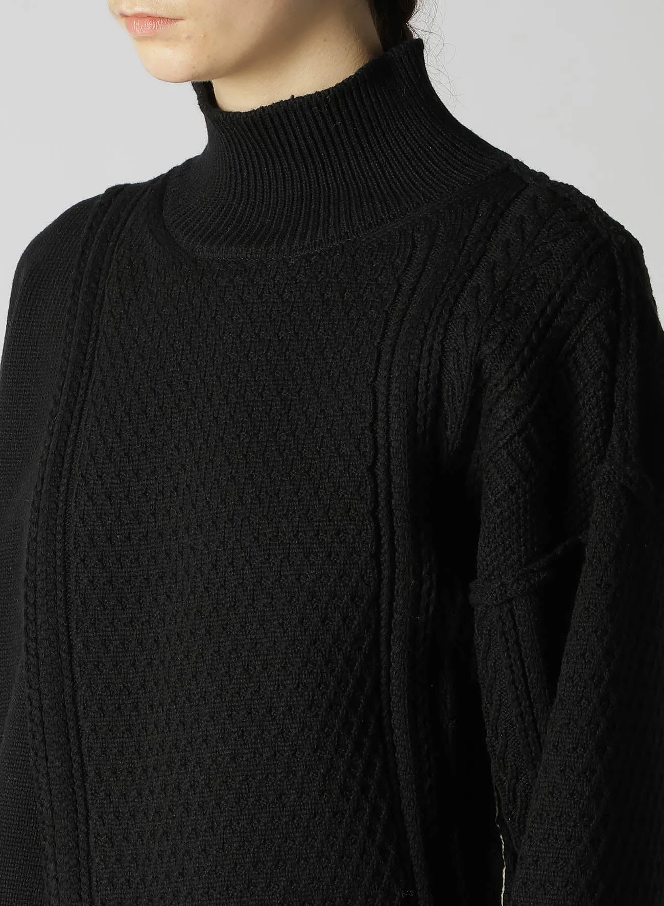 7G1P ALAN KNIT SHORT PULLOVER sold by Yohji Yamamoto product image thumbnail 5