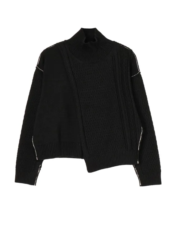 7G1P ALAN KNIT SHORT PULLOVER sold by Yohji Yamamoto