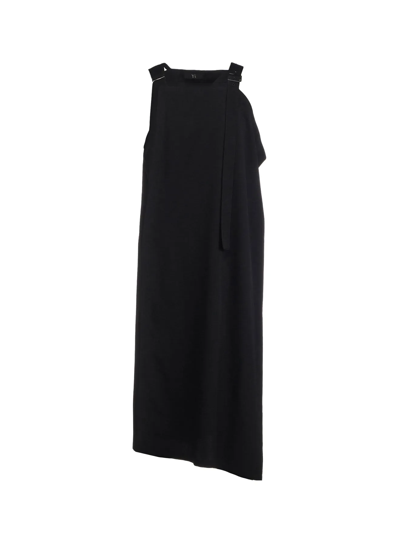 WOOL GABARDINE SHOULDER STRAP DRESS sold by Yohji Yamamoto