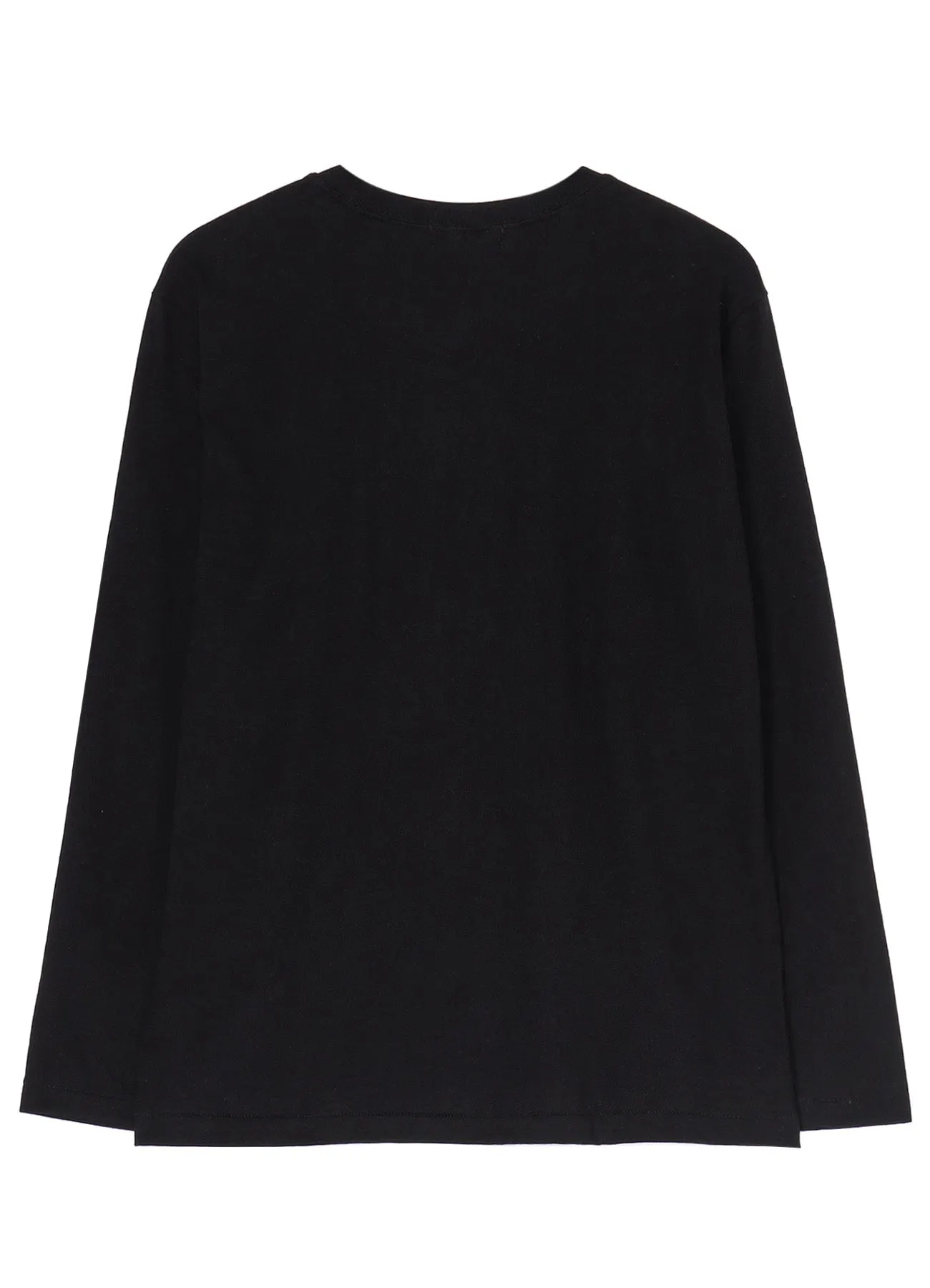 COTTON JERSEY LONG SLEEVE Y'S LOGO T sold by Yohji Yamamoto product image thumbnail 3