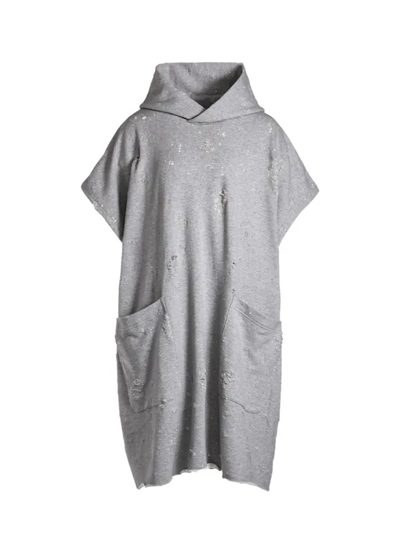 HOLED JQ FRENCH TERRY HOODIE sold by Yohji Yamamoto