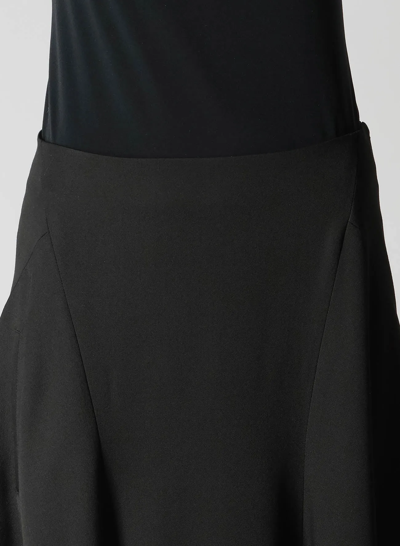 WOOL GABARDINE PANEL FLARE SKIRT sold by Yohji Yamamoto product image thumbnail 5