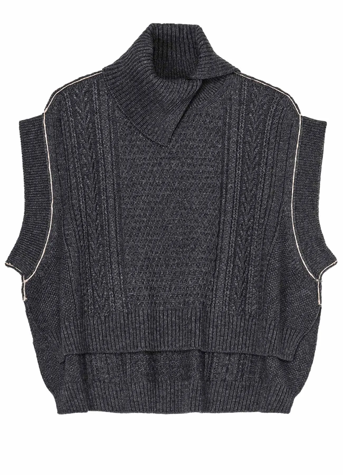 7G1P ALAN KNIT VEST sold by Yohji Yamamoto product image thumbnail 2