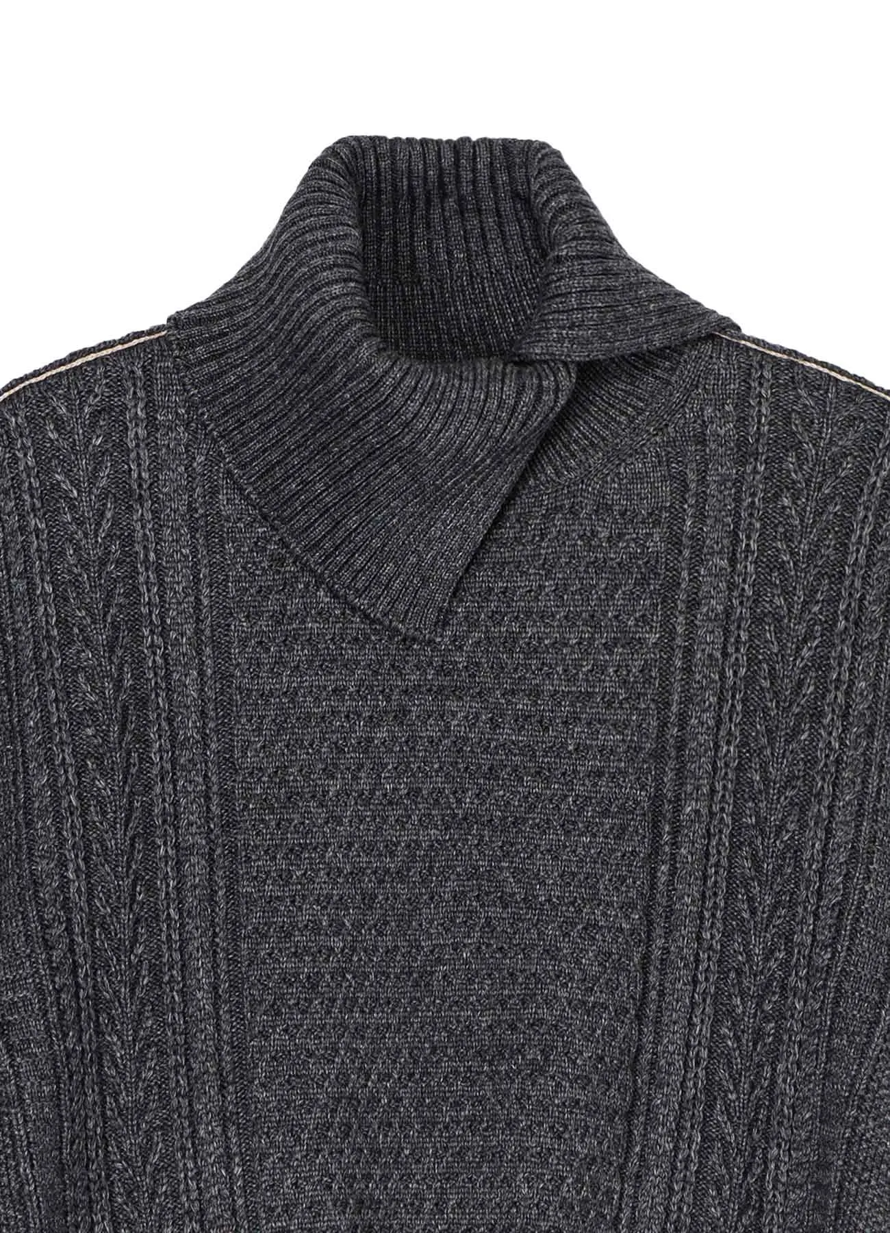 7G1P ALAN KNIT VEST sold by Yohji Yamamoto product image thumbnail 4