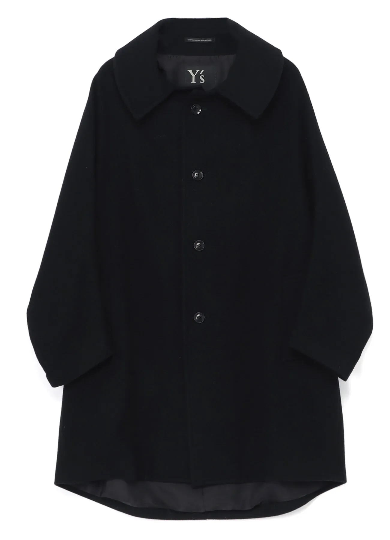 AIRY MOSSER LONG CAPE COAT sold by Yohji Yamamoto product image thumbnail 2