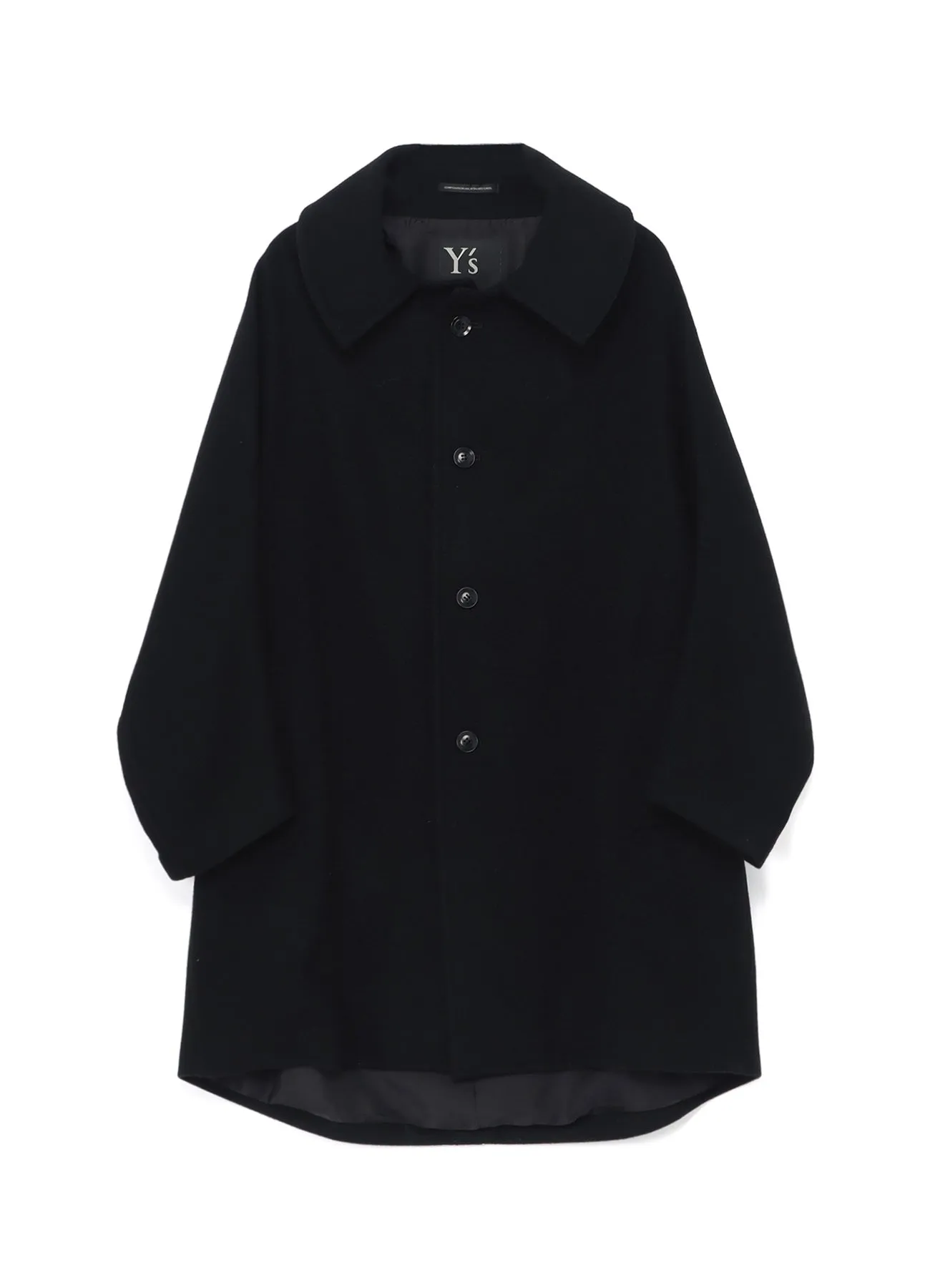 AIRY MOSSER LONG CAPE COAT sold by Yohji Yamamoto