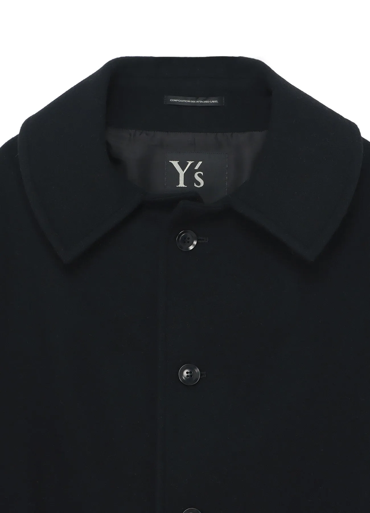 AIRY MOSSER LONG CAPE COAT sold by Yohji Yamamoto product image thumbnail 4