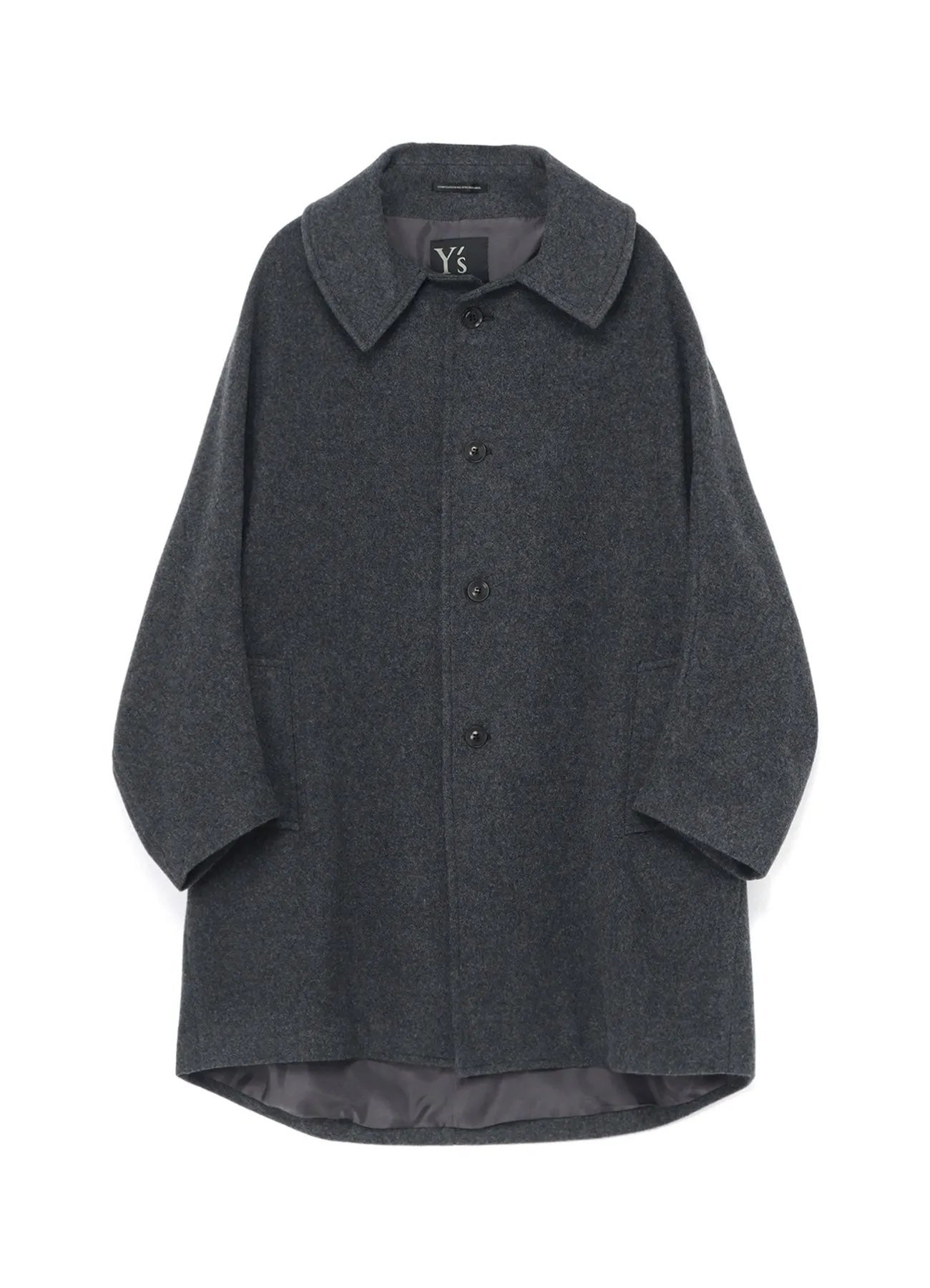AIRY MOSSER LONG CAPE COAT sold by Yohji Yamamoto