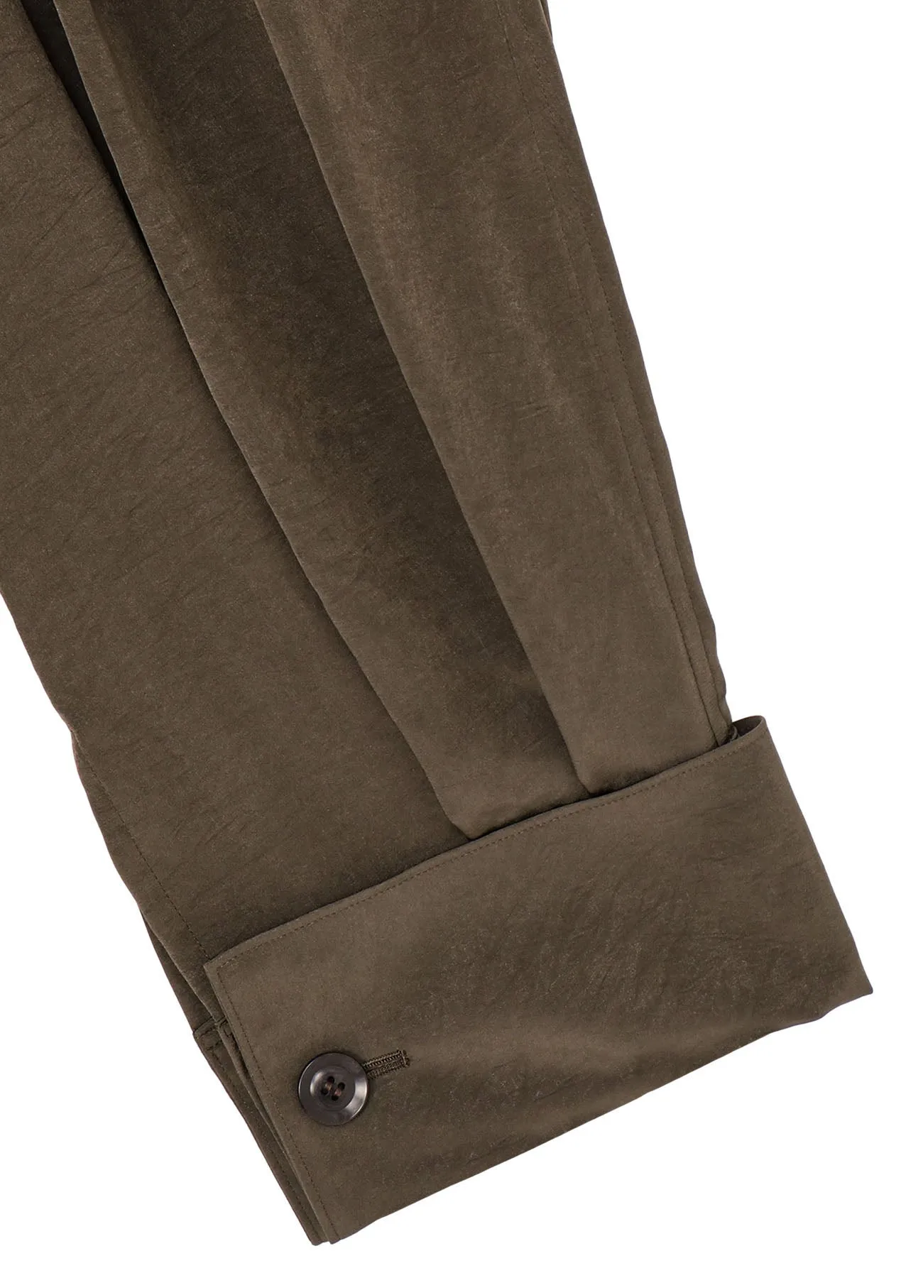 CREPE de CHINE CUFFED HEM CARGO PANTS sold by Yohji Yamamoto product image thumbnail 5
