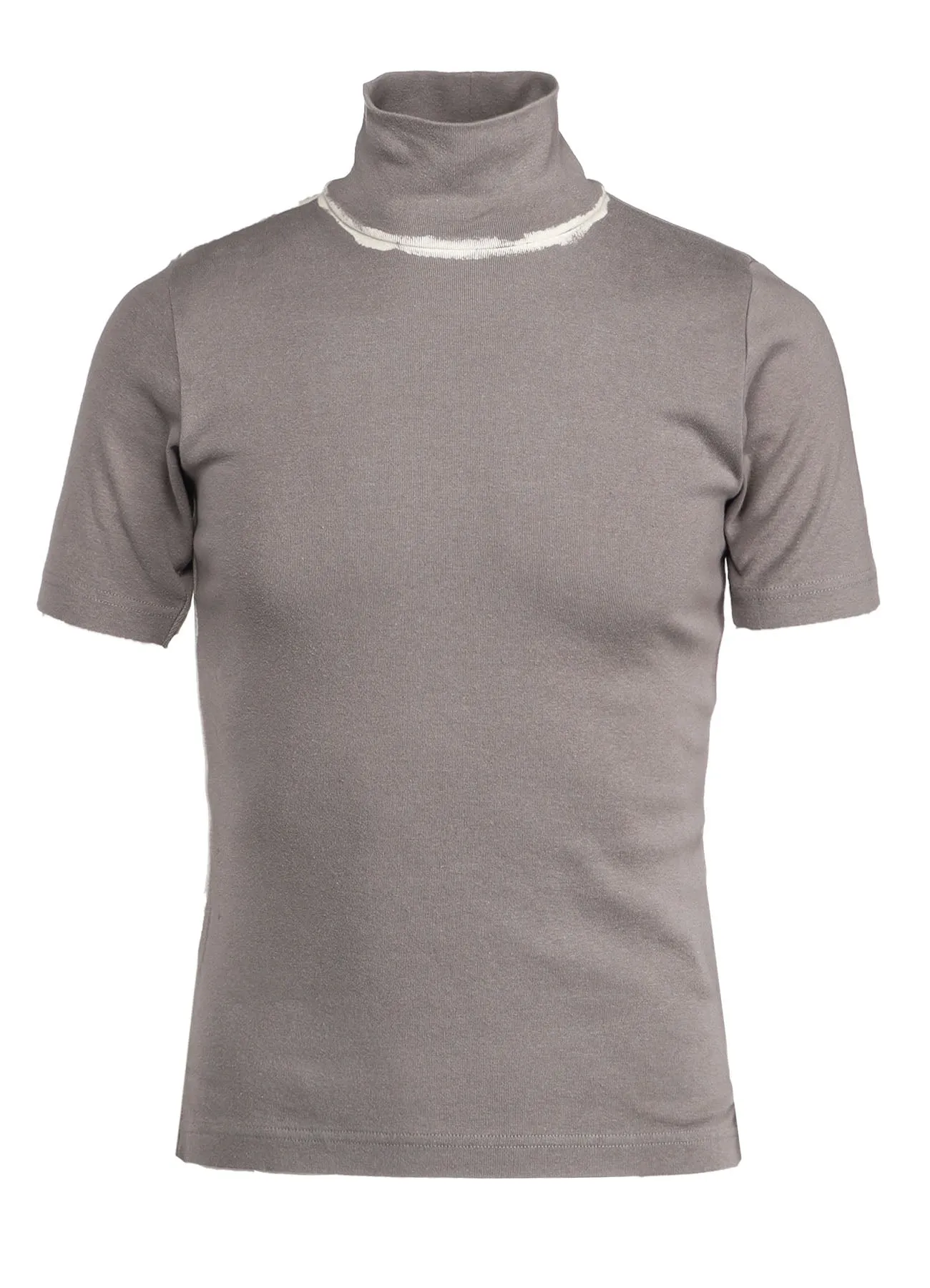 DISCHARGE PRINTING HIGH NECK HALF SLEEVE T sold by Yohji Yamamoto product image thumbnail 2