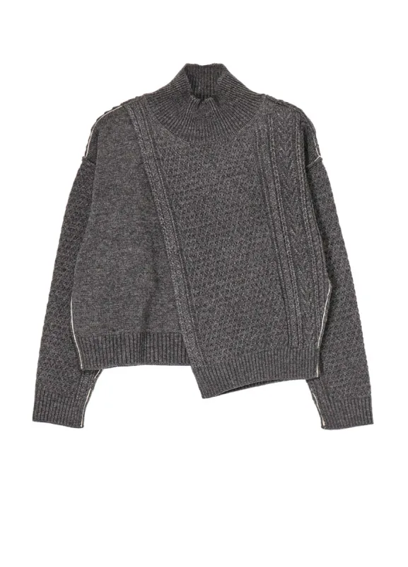 7G1P ALAN KNIT SHORT PULLOVER sold by Yohji Yamamoto