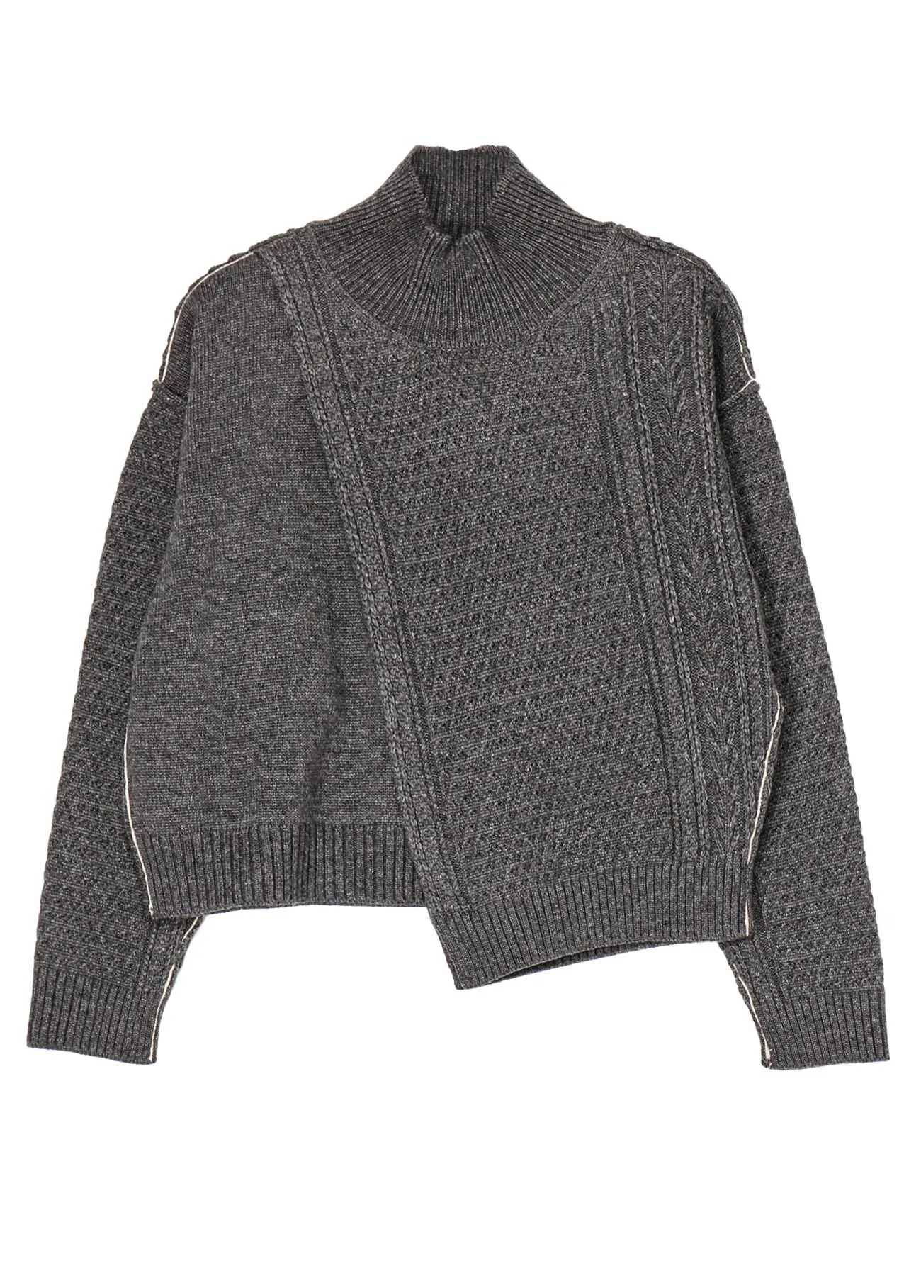 7G1P ALAN KNIT SHORT PULLOVER sold by Yohji Yamamoto product image thumbnail 2
