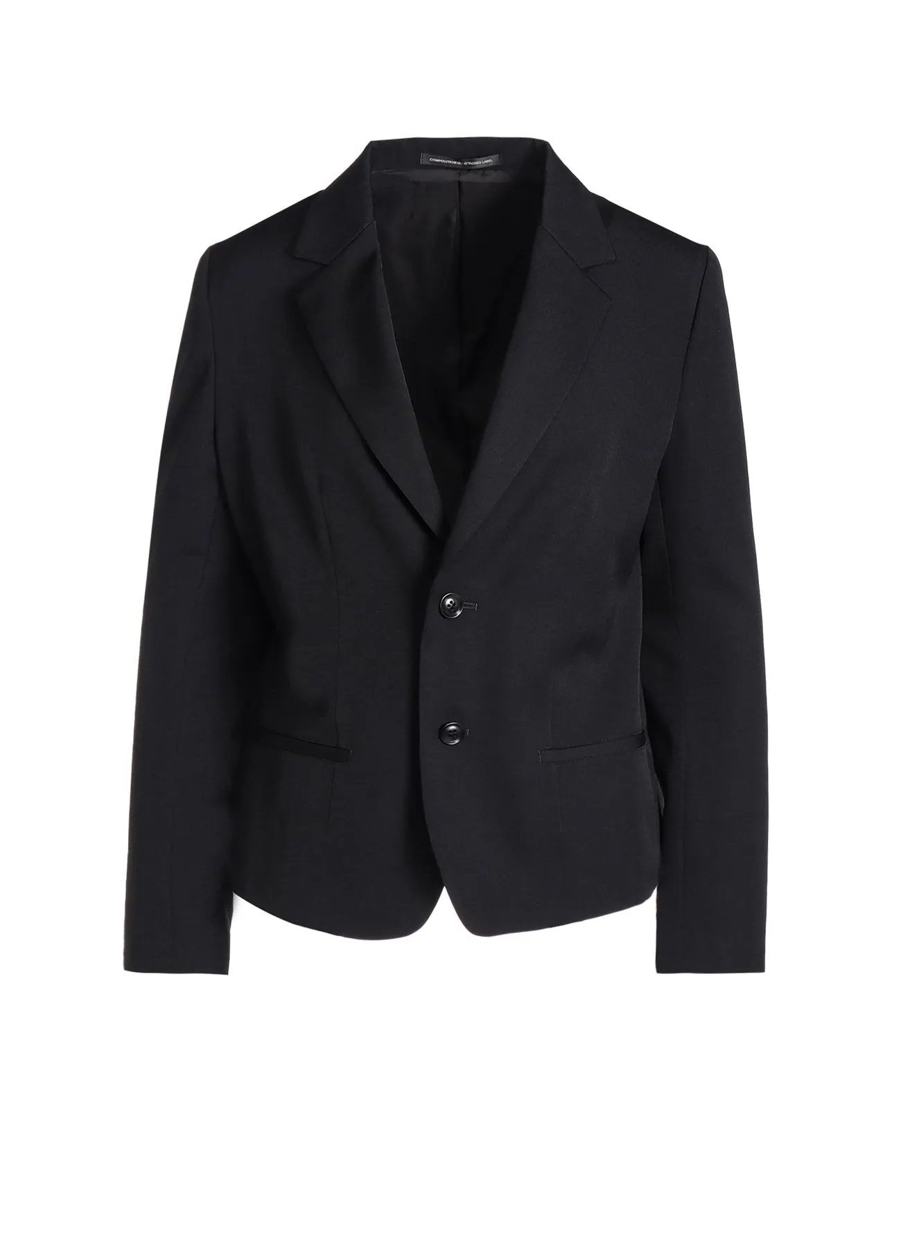 WOOL GABARDINE DOUBLE BUTTON JACKET sold by Yohji Yamamoto