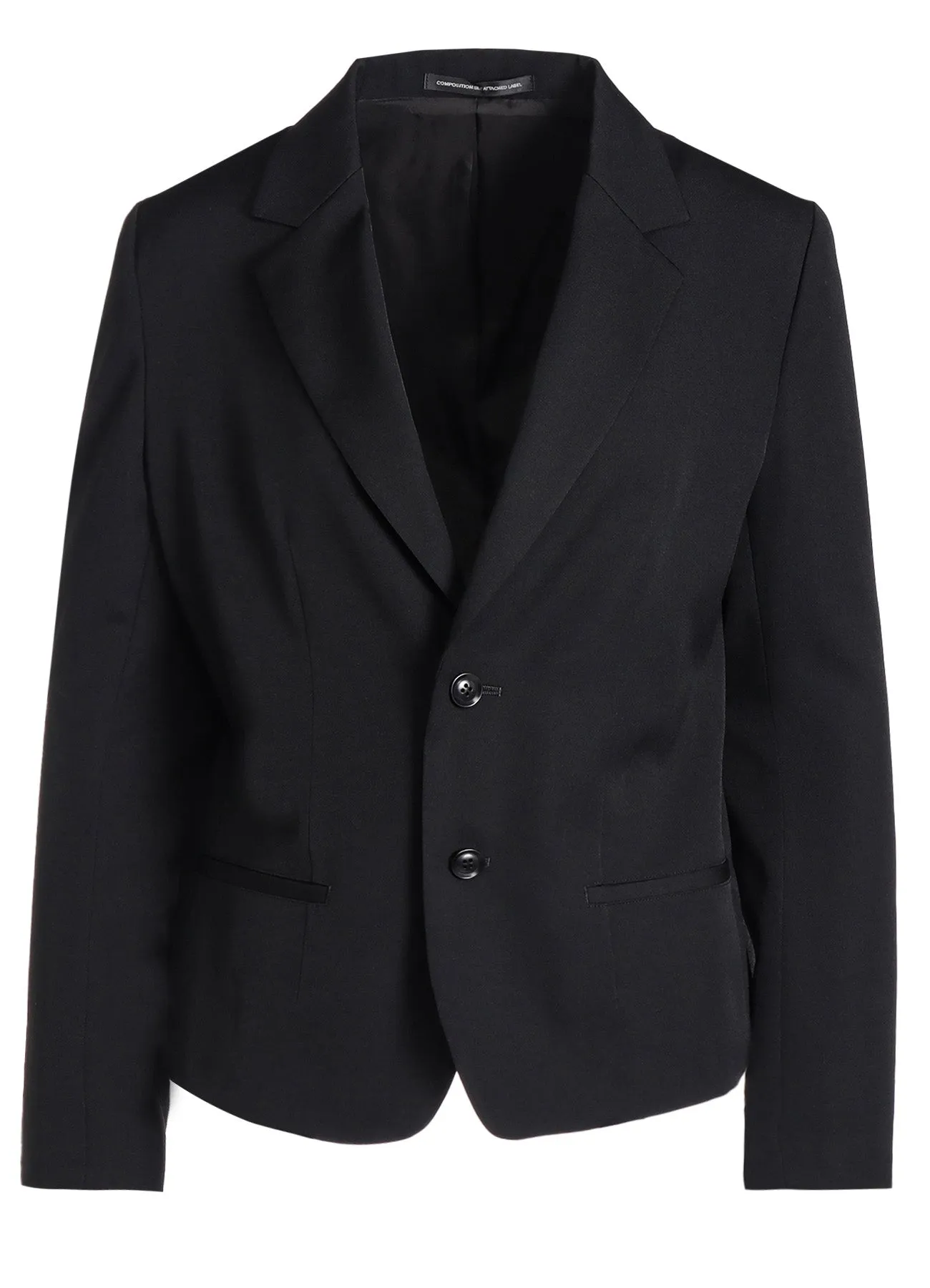 WOOL GABARDINE DOUBLE BUTTON JACKET sold by Yohji Yamamoto product image thumbnail 2