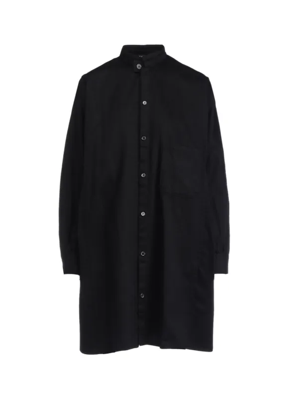 [Y's BORN PRODUCT] COTTON TWILL DEFORMED SLEEVE SHIRT sold by Yohji Yamamoto
