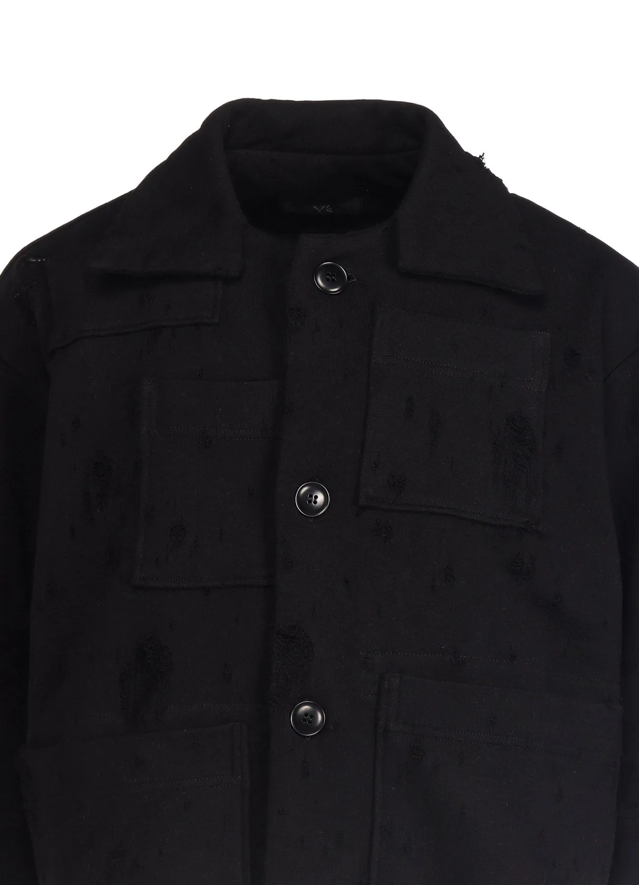 HOLED JQ FRENCH TERRY POCKET JACKET sold by Yohji Yamamoto product image thumbnail 5