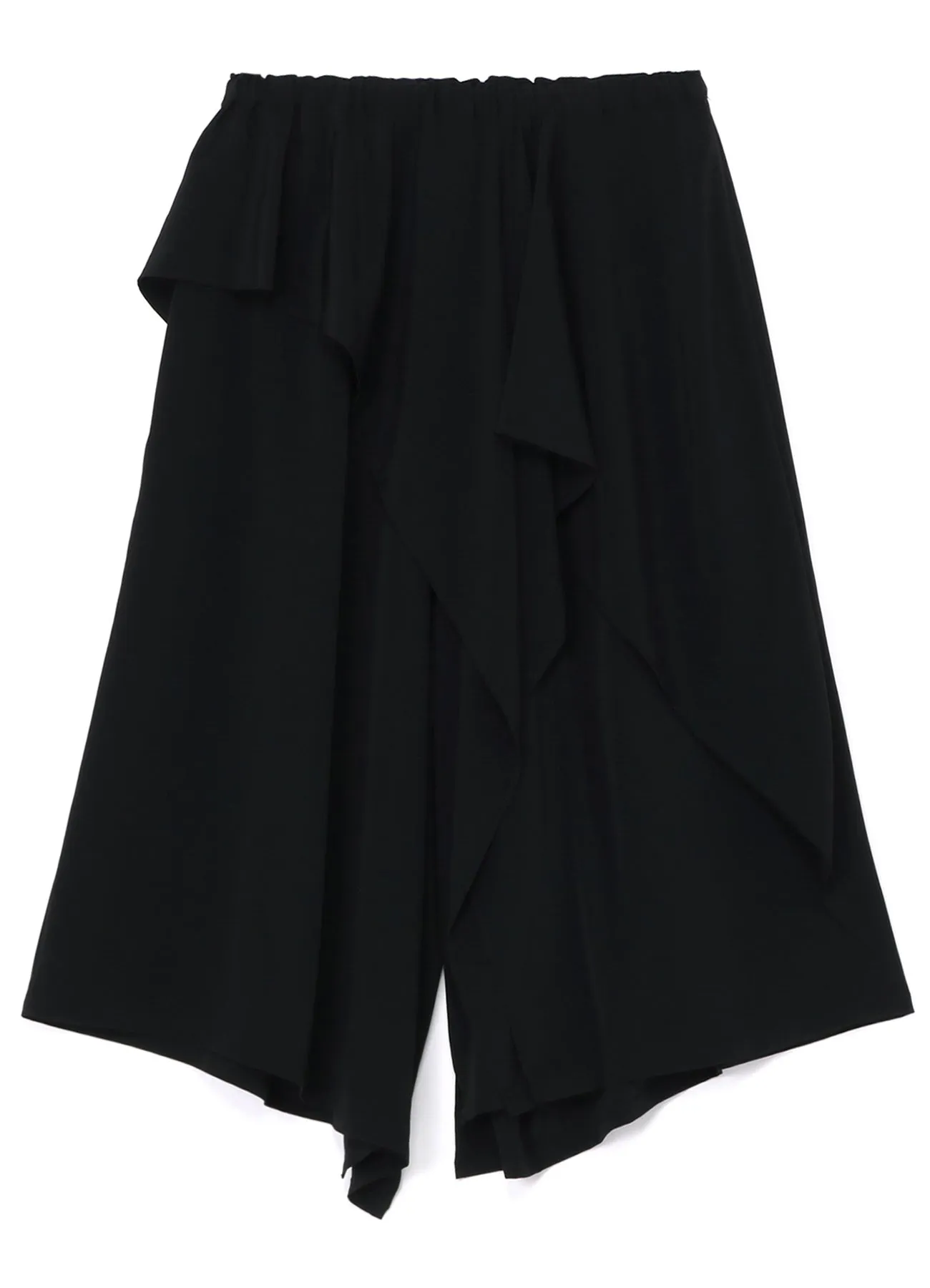 CREPE de CHINE RUFFLE PANTS sold by Yohji Yamamoto product image thumbnail 2