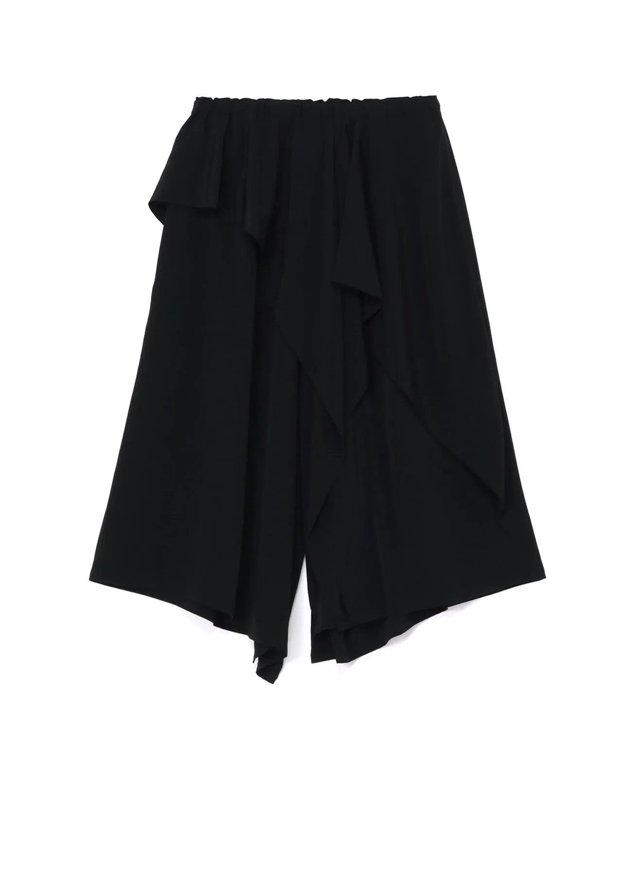 CREPE de CHINE RUFFLE PANTS sold by Yohji Yamamoto
