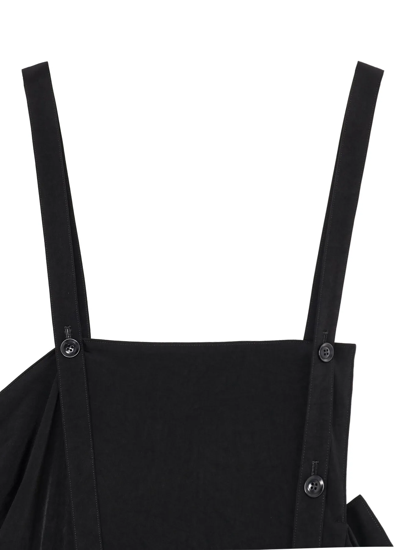 CREPE de CHINE SQUARE SHOULDER STRAP DRESS sold by Yohji Yamamoto product image thumbnail 4