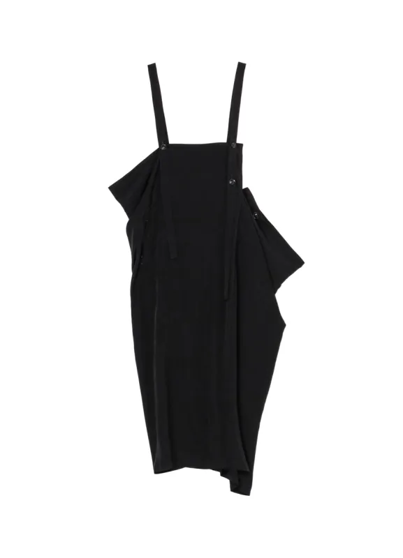CREPE de CHINE SQUARE SHOULDER STRAP DRESS sold by Yohji Yamamoto