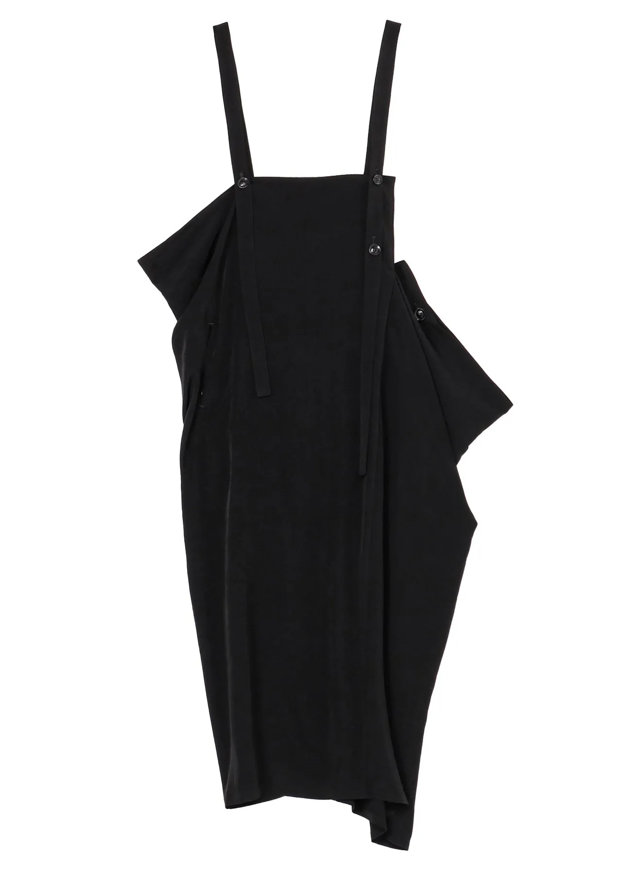 CREPE de CHINE SQUARE SHOULDER STRAP DRESS sold by Yohji Yamamoto product image thumbnail 2