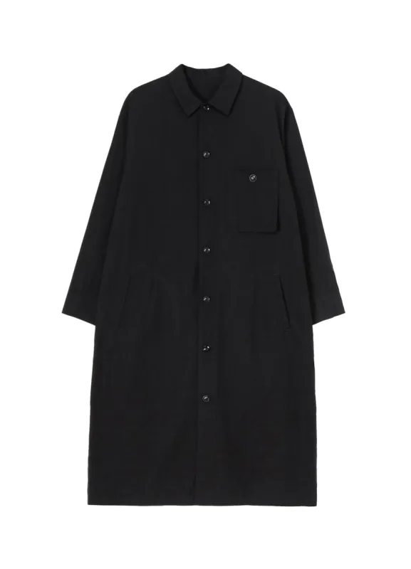 COTTON CHAMBRAY SHIRT DRESS WITH POCKET sold by Yohji Yamamoto