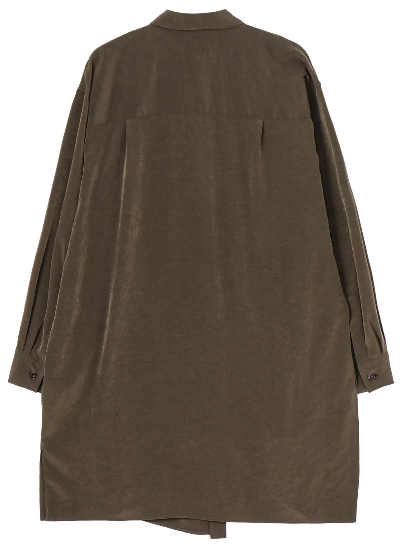 CREPE de CHINE FRONT PLACKET BLOUSE sold by Yohji Yamamoto product image thumbnail 3