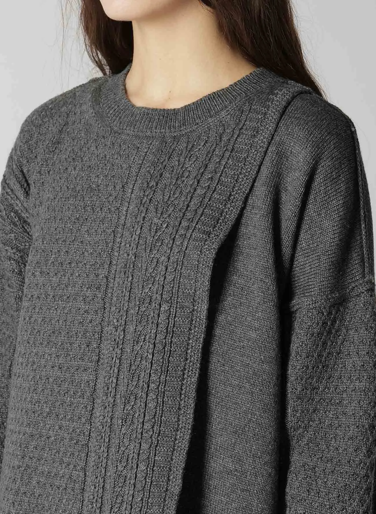 7G1P ALAN KNIT BIG PULLOVER sold by Yohji Yamamoto product image thumbnail 5