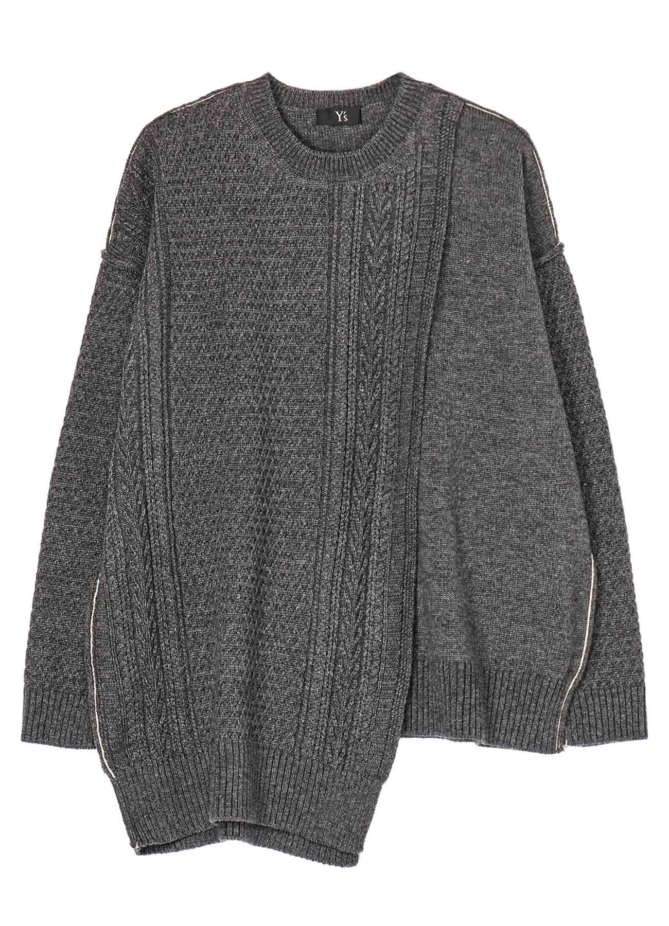 7G1P ALAN KNIT BIG PULLOVER sold by Yohji Yamamoto product image thumbnail 2