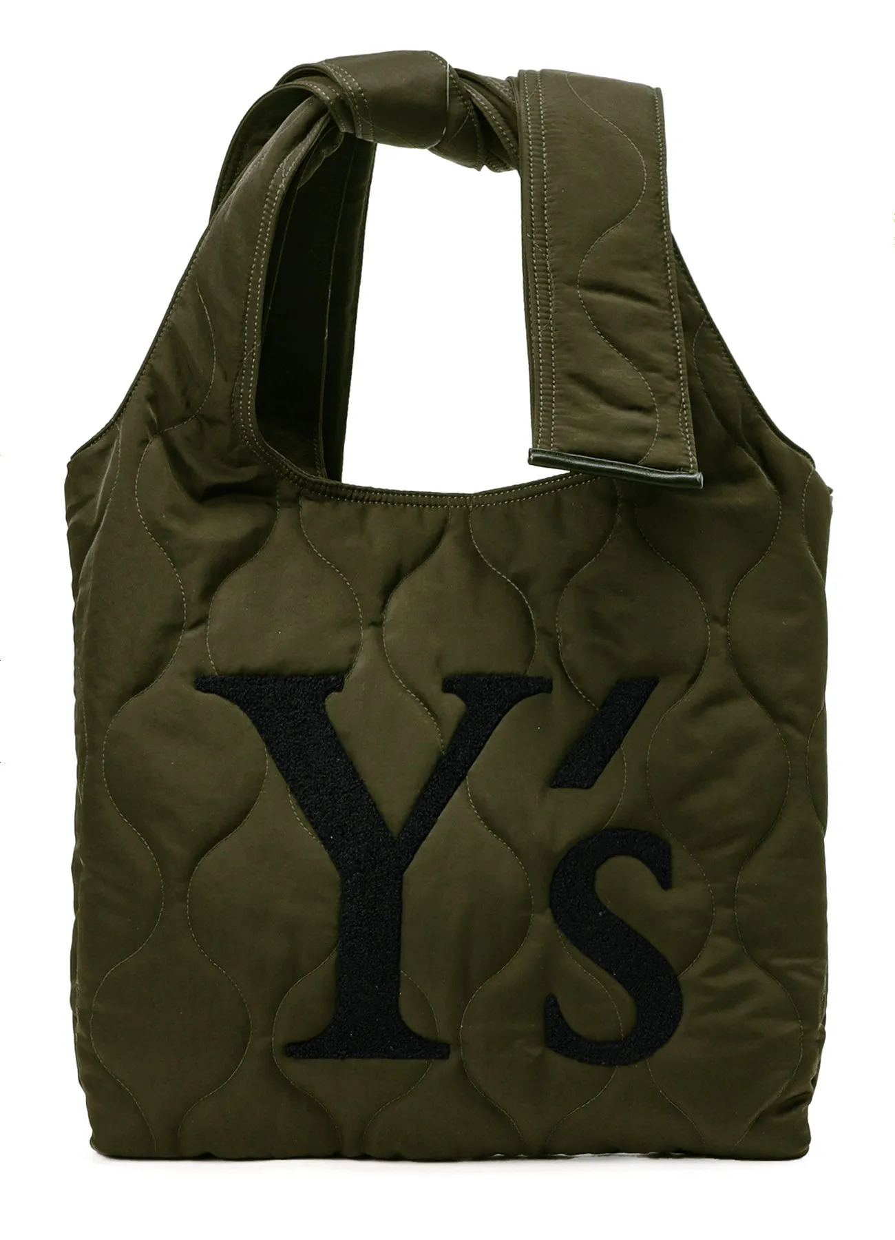 NYLON PADDED KILT TOTE BAG sold by Yohji Yamamoto product image thumbnail 2